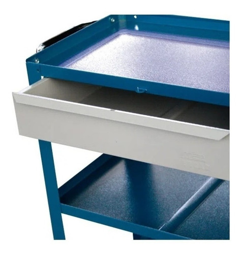 Imagem 2 de 3 de Carrinho Porta Ferramentas Organizador 1 Gaveta Preto Fercar