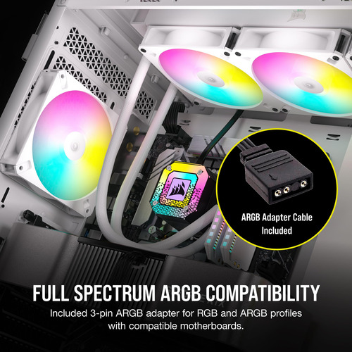 Ventilador Corsair Icue Ar120 Rgb Digital 120 Mm Argb Branco