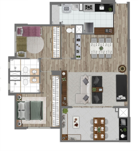Imagem 24 de 24 de Apartamento À Venda No Bairro Morumbi - São Paulo/sp - O-6946-22923