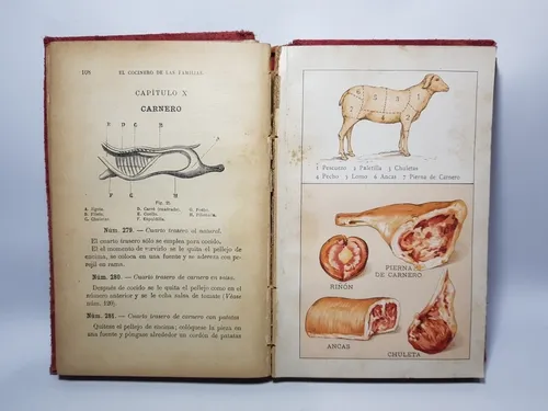 Antiguo Libro El Cocinero De Las Familias M Durand Mag 56460 (Usado)