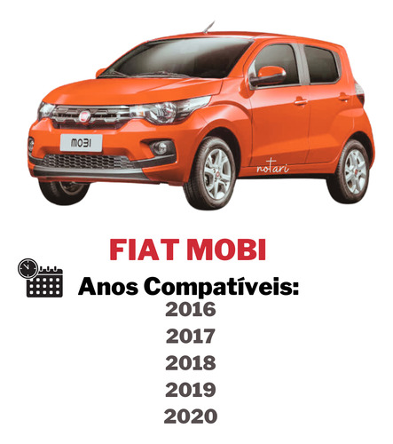 Par Moldura Milha Mobi Easy 2017 2018 2019 2020 Aberto
