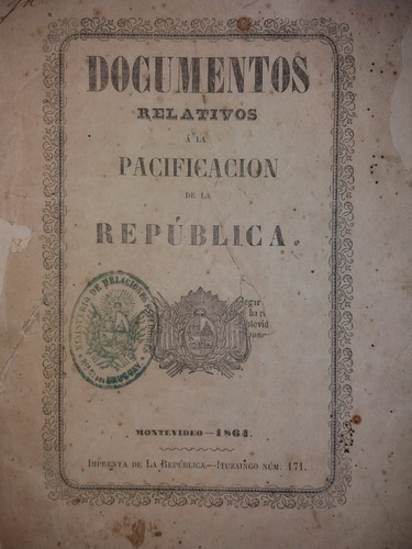  1864 Guerra Aguirre Invasion V. Flores Documentos Pacifica