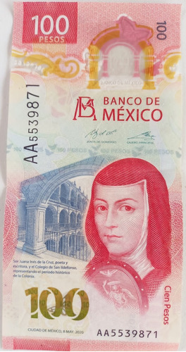 Billetes De 100 Pesos De Serie Doble Aa Nuevos Para Colecció