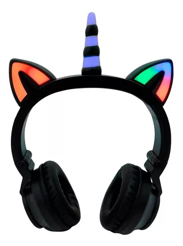 Auriculares Infantiles Vincha Con Orejitas De Unicornio