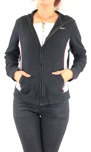 Sudadera Athletic Works Talla M Negro (Usado)