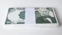 Comprar Paca De 100 Billetes Nuevos Y Consecutivos De 20 Bs 1990 Q8
