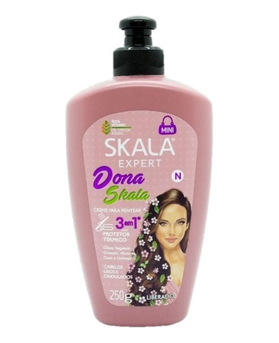 Crema Para Peinar Skala 3 En 1 Dona 250 G