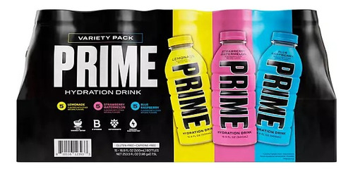Paquete Variado De Bebida Hidratante Prime 15pz De 500ml