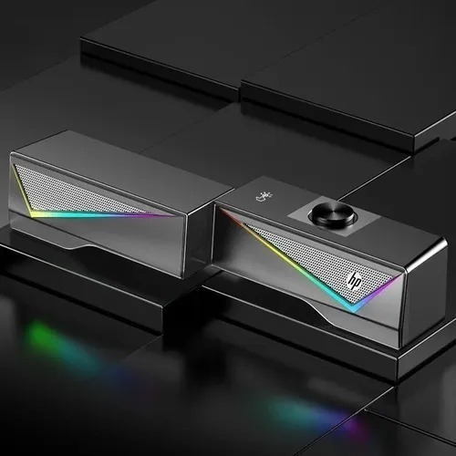 Imagen 4 de 5 de Barra De Sonido Hp Dhe 6005 Parlante Desplegable 2 En 1 Rgb