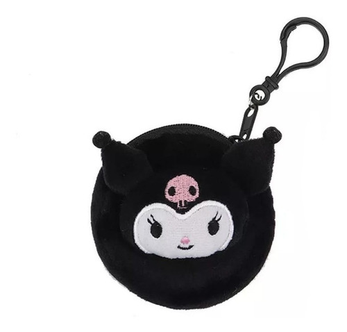 Monedero Kuromi Felpa 8cm Regalo Kawaii Amistad Amor Niña