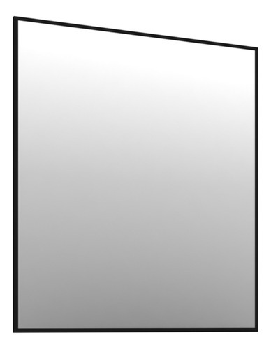 Espelho Para Banheiro Com Painel Preto 78x90 Gama