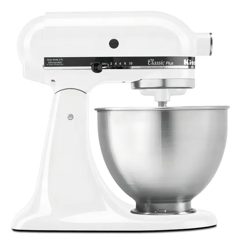 好評 Misturador branco KSM75 Plus Classic KitchenAid pedestal de キッチン家電
