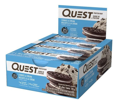 Barras De Proteína Questbar X 12 Unidades + Envío Gratis