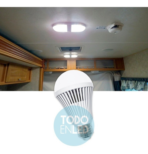 Lampara Bulbo Led Autónoma 12 Watt E27 X 5 Unidades