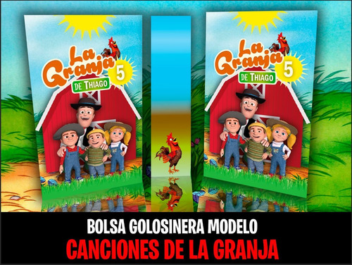 Bolsa Golosinera De Canciones De La Granja X10