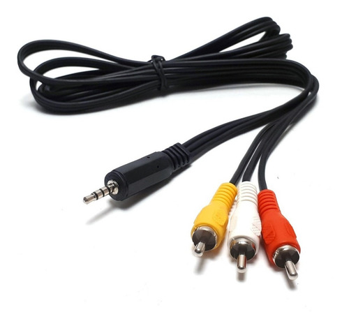 Kit 10 Cabo P2 4c + 3 Rca Niquel (g/v/a/a) 1,5m