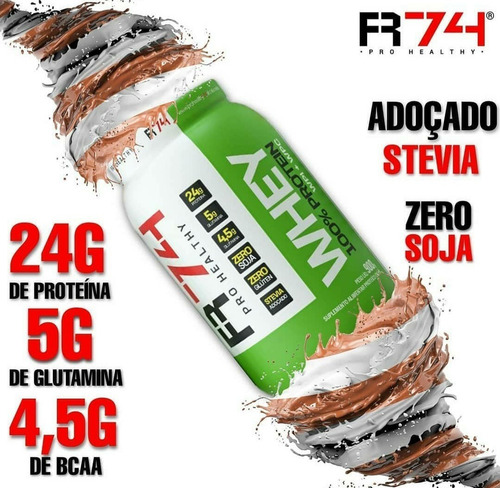 Whey 100% R74 900g (concentrado + Isolado)