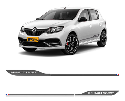 Jogo Faixa Sandero Renault Sport 2020/ Modelo Original