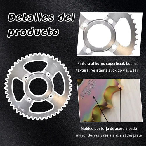 Kit De Arrastre Cadena Reforzada Italika Dm200