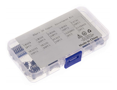 85 Piezas De Chips Ic Uln2803 Pc817 Ne5532 Opamp Ua741