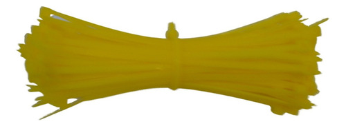 Abraçadeira De Nylon Enforca Gato Tairapes 10,5cm X 1000 Un Cor Amarelo