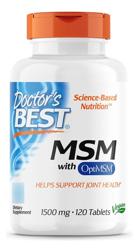 Msm 1500 Mg Con Optimsm Doctor's Best 120 Tabletas