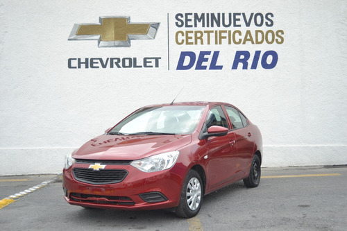 Imagen 1 de 15 de Chevrolet Aveo Lt 2020 Rojo Cereza