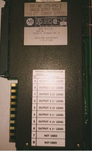 Módulo Allen Bradley 1771-ofe2 Serie B