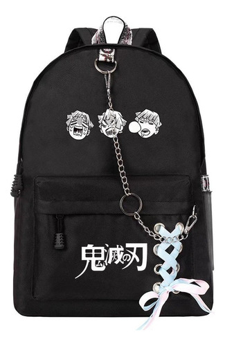 Mochilas De Lona Demon Slayer Mochilas Escolares De Moda