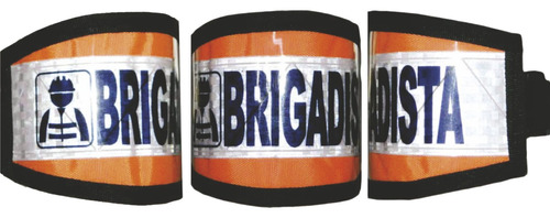 Brazalete Brigadistas Brigada Brigadistas. Naranja X 10 Und
