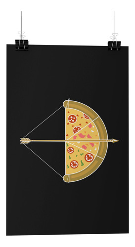 Vector Para Playera Arrow Pizza