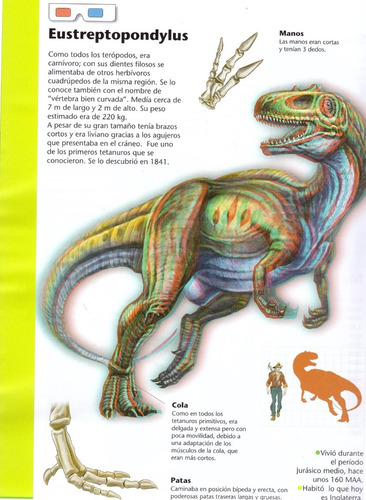 Libro. Dinosaurios Con Gafas 3d. Ed Elefantino/ Maya
