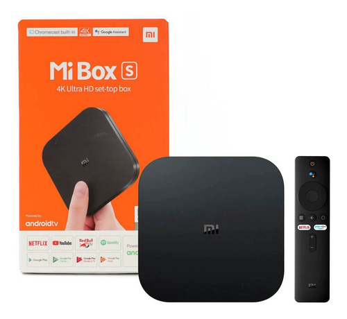 Imagem 1 de 8 de Xiaomi Mi Box S Smart Tv Box 4k Ultra Hd Hdr Sistema Android