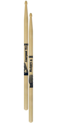 Baqueta 5b Ponta De Madeira Hickory ( Par ) Liverpool Hy 5bm