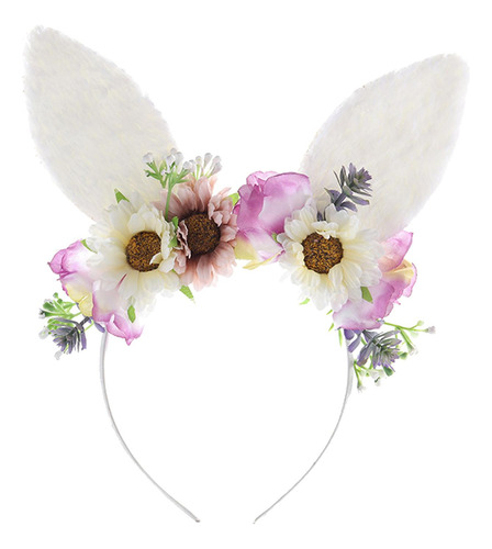 Diadema Divertida Con Orejas De Gato Para Cumpleaños,