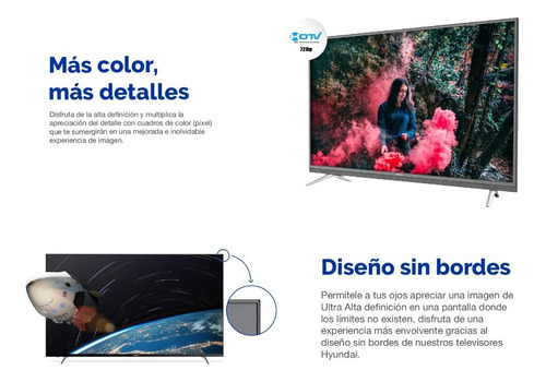 Televisor Hyundai 32 Pulgadas Hd Smart - Hyled3243nim
