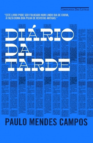 Livro - Diário Da Tarde