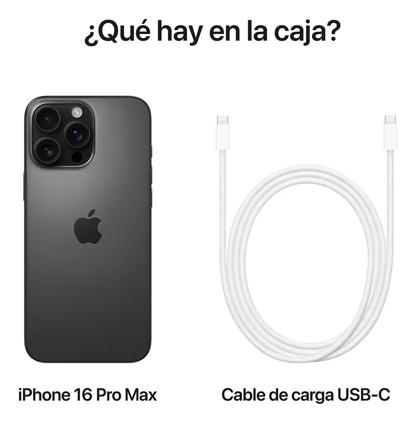 Apple iPhone 16 Pro Max (1 TB) - Titanio negro