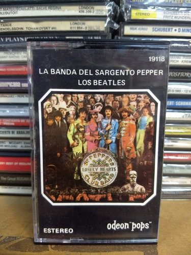 Los Beatles La Banda Del Sargento Pepper   Cassette 