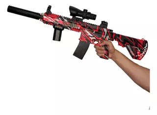 Pistola Metralleta Con Balas De Hidrogel M416