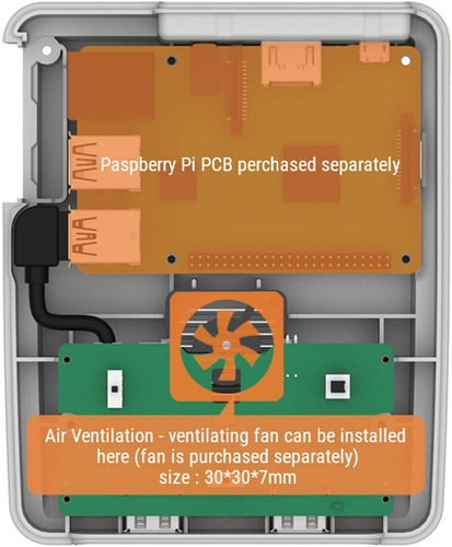Carcasa Retroflag Superpi Raspberry Pi + Control Snes Jp