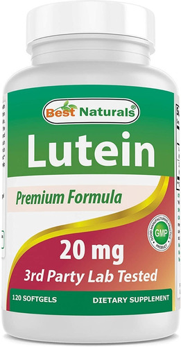 Luteína 20 Mg Best Naturals 120 Cápsulas