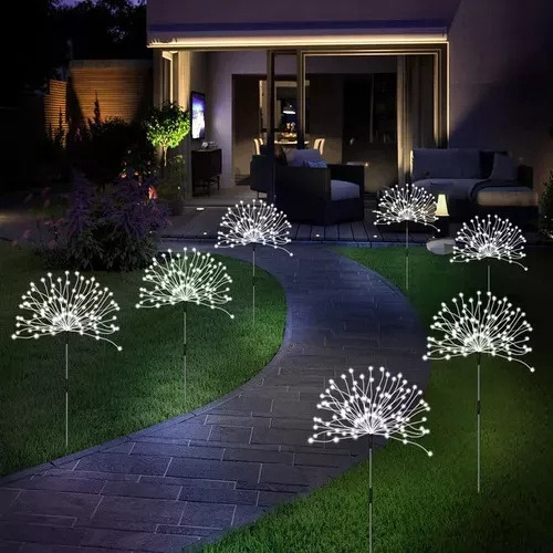 Paquete De 6 120 Luces De Fuegos Artificiales Impermeables.