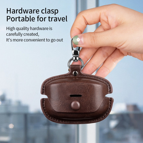 Funda De Piel Marrón Oscuro Para Sony Wf-1000xm4