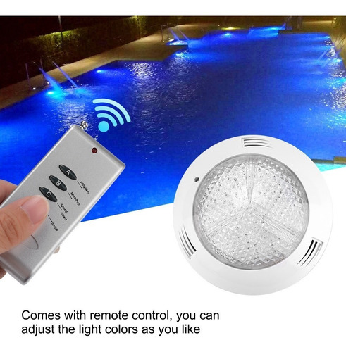 Imagen 7 de 7 de Luz De 360 Led De Piscina Ca 12v 35w Rgb Multicolor