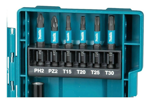 Set De Puntas Y Brocas Makita Impact Black 33piezas B-66896