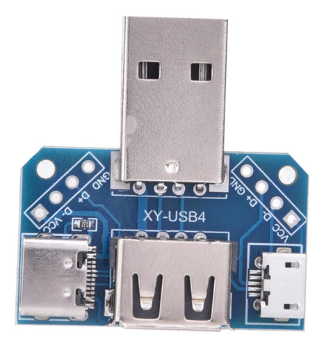 Adaptador Usb 5 Conector Macho Hembra Dip Placa Rama 4p Tipo