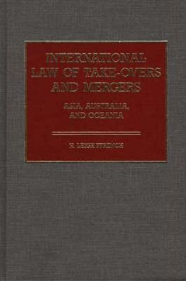 Libro International Law Of Take-overs And Mergers : Asia,...