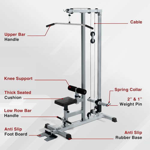 Maquina Torre Para Parte Superior Del Cuerpo Polea Alta/baja