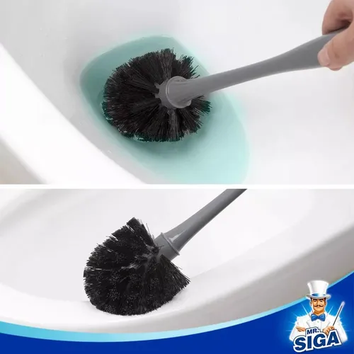 Q Destapador De Inodoro Y Cepillo Para Limpieza Baño Mr.siga
